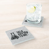 Dessous-de-verre En Verre Parler Nerdy (Incliné)