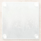 Dessous-de-verre En Verre Parties scintillant (Dos)