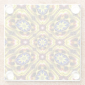 Dessous-de-verre En Verre Passiflora Caerulea Motif (Dos)