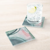 Dessous-de-verre En Verre Pastel Scribe - Aquarelle (Incliné)