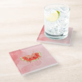 Dessous-de-verre En Verre Pastèque (Incliné)
