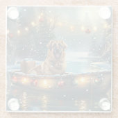 Dessous-de-verre En Verre Pasteur anatolien Noël Festive Voyage (Dos)