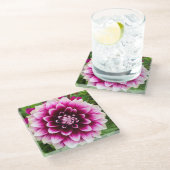 Dessous-de-verre En Verre Patches Dahlia (Incliné)