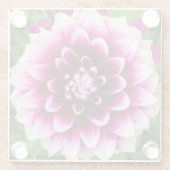 Dessous-de-verre En Verre Patches Dahlia (Dos)