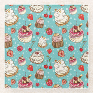 Dessous-de-verre En Verre Pâtisseries