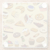 Dessous-de-verre En Verre Pâtisseries (Dos)