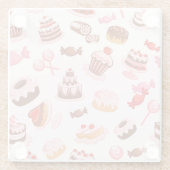 Dessous-de-verre En Verre Pâtisseries (Dos)