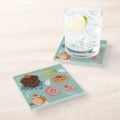 Dessous-de-verre En Verre Pâtisseries (Incliné)