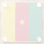 Dessous-de-verre En Verre Patriotic Cameroon (Dos)