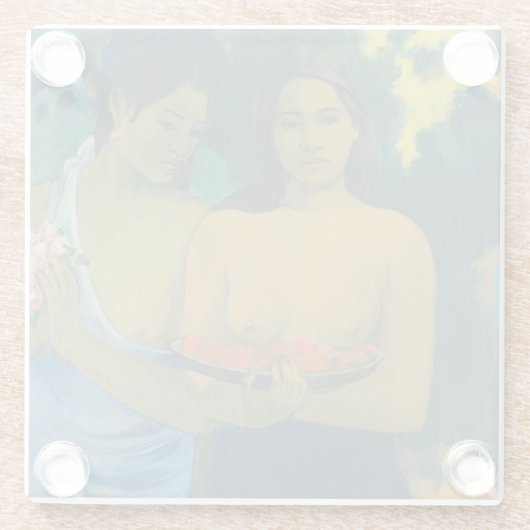 Dessous-de-verre En Verre Paul Gauguin - Deux femmes tahitiennes (Dos)