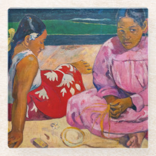 Dessous-de-verre En Verre Paul Gauguin - Femmes de Tahiti sur la plage
