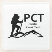 Dessous-de-verre En Verre PCT - Pacific Crest Trail (Devant)