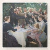 Dessous-de-verre En Verre Peder Severin Kroyer - Hip, Hip, Hurrah ! (Devant)