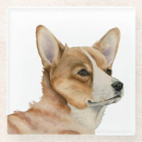 Peinture d'aquarelle de corgi de Gallois