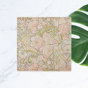 Dessous-de-verre En Verre Peonies Décoratif Nouveau Motif