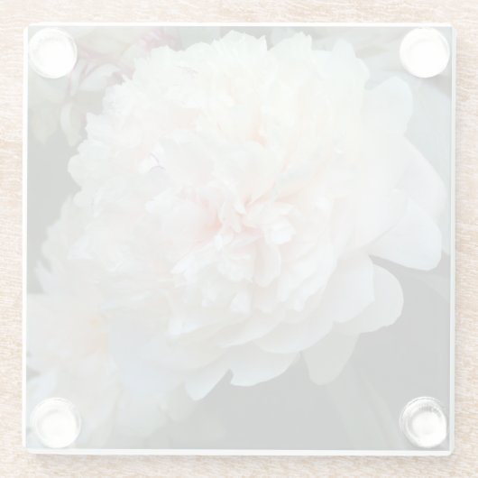 Dessous-de-verre En Verre Peony (Dos)