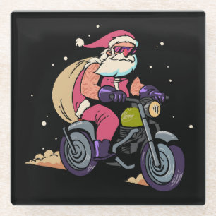 Dessous-de-verre En Verre Père Noël coquin