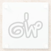 Dessous-de-verre En Verre Père thaï - พ่ อ / Phaw - Script en langue thaïe (Dos)