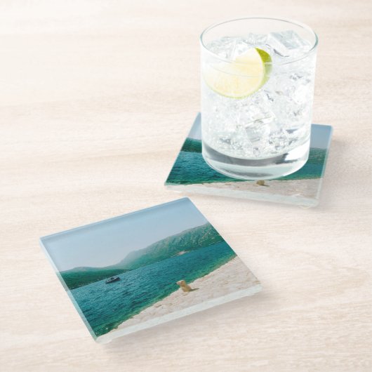 Dessous-de-verre En Verre Perse - Monténégro (Incliné)