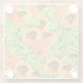 Dessous-de-verre En Verre Persimmon Motif (Dos)