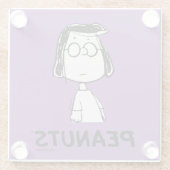 Dessous-de-verre En Verre Persistance des cacahuètes | Marcie (Dos)