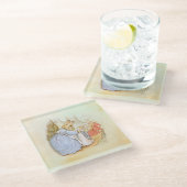 Dessous-de-verre En Verre Peter Rabbit (maman) (Incliné)