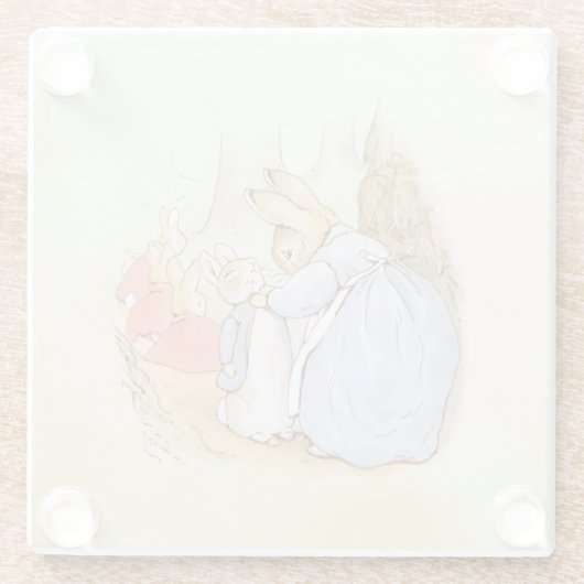 Dessous-de-verre En Verre Peter Rabbit (maman) (Dos)