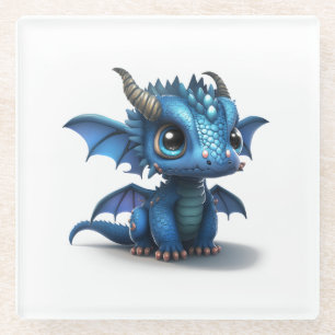 Dessous-de-verre En Verre Petit Dragon