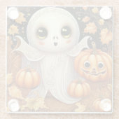 Dessous-de-verre En Verre Petit fantôme 1 (Dos)