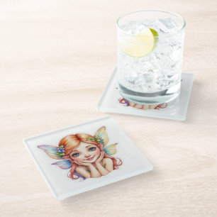 Dessous-de-verre En Verre Petite fée 1