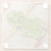 Dessous-de-verre En Verre Petite grenouille tropicale (Dos)