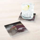 Dessous-de-verre En Verre Phare de Foggy (Incliné)