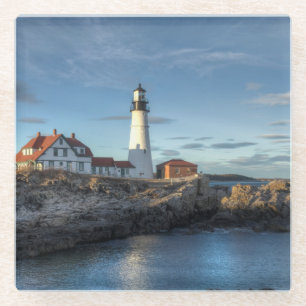 Dessous-de-verre En Verre Phare principal de Portland