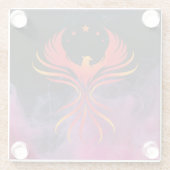 Dessous-de-verre En Verre Phoennix Wings Open (Dos)