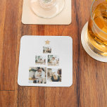 Dessous-de-verre En Verre Photo d'arbre de Noël familial moderne avec étoile<br><div class="desc">Prenez la magie des moments de vacances de votre famille avec notre garde personnalisée "Modern Family Christmas Tree with Photo".Transformez les souvenirs spéciaux de votre famille en un souvenir unique grâce à notre ornement "Modern Family Christmas Tree with Photo" de Zazzle. Commandez le vôtre dès aujourd'hui et faites de cette...</div>
