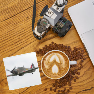 Dessous-de-verre En Verre Photo d'avion, aviation amusante et cool