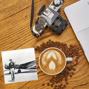 Dessous-de-verre En Verre Photo d'avion, aviation amusante et cool