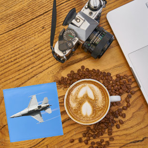 Dessous-de-verre En Verre Photo d'avion, aviation amusante et cool
