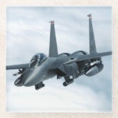 Dessous-de-verre En Verre Photo d'avion, Cool Fun Aviation (Devant)