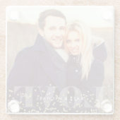 Dessous-de-verre En Verre Photo Love and Sparkles (Dos)