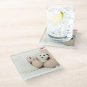 Dessous-de-verre En Verre Photo personnalisée (Incliné)