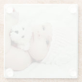 Dessous-de-verre En Verre Photo personnalisée (Dos)