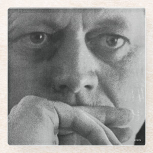 Dessous-de-verre En Verre Photographie de John F. Kennedy