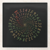 Dessous-de-verre En Verre Pi Galaxy (Devant)