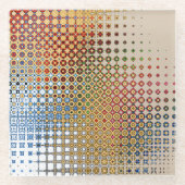 Dessous-de-verre En Verre Pièces royales (Devant)