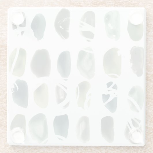 Dessous-de-verre En Verre Pierre de rune - Vert (Dos)