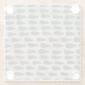 Dessous-de-verre En Verre Pierre - gouttes (Dos)