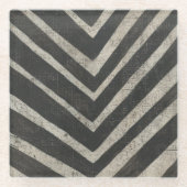 Dessous-de-verre En Verre Pierre - Lignes (Devant)