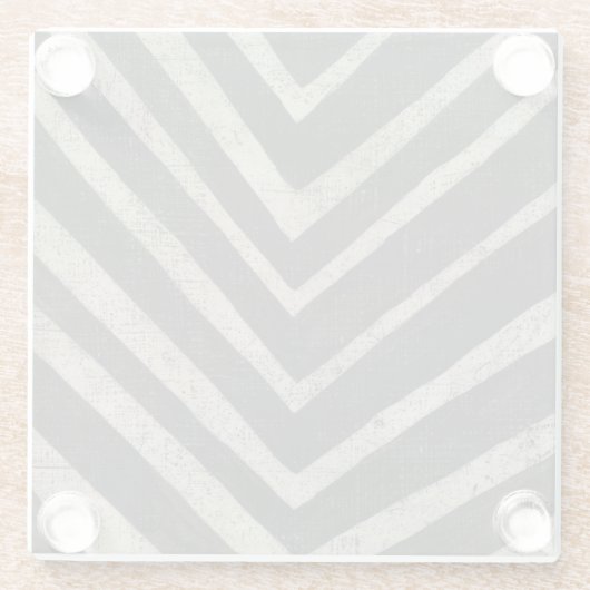 Dessous-de-verre En Verre Pierre - Lignes (Dos)