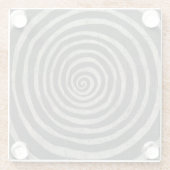 Dessous-de-verre En Verre Pierre - Spirale (Dos)